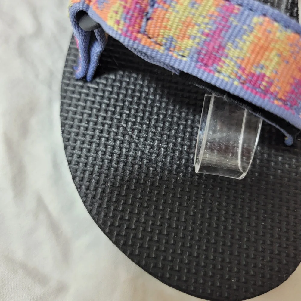 Teva Original Universal Sandals Womens 6 Iridescence Tangerine Multi 1003987